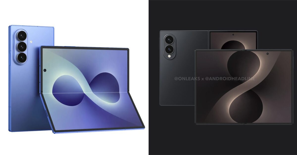 Galaxy Z Fold 8 ‘Wide’ shows off its new form factor in side-by-side leak [Gallery] - 9to5Google
