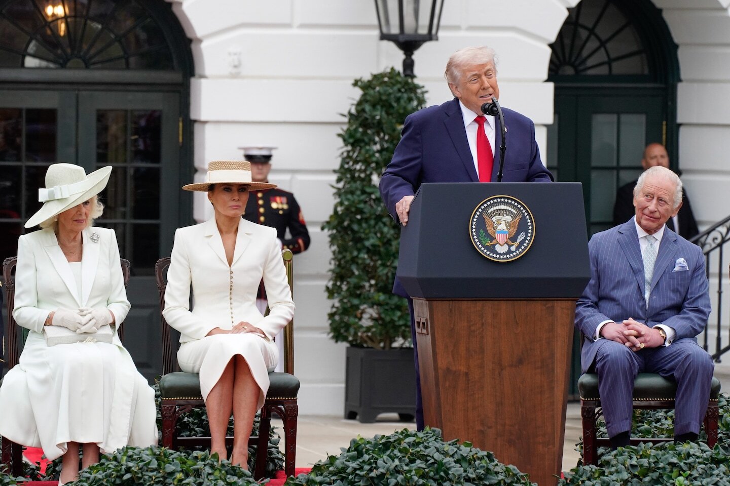 King Charles urges checks on executive power as Trump hosts royal visit - The Washington Post
