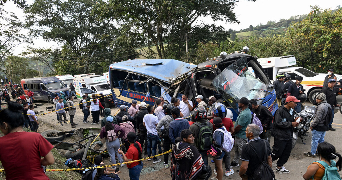 An explosive device kills 13 and injures 38 on a bus in southwestern Colombia as violence persists - NBC News