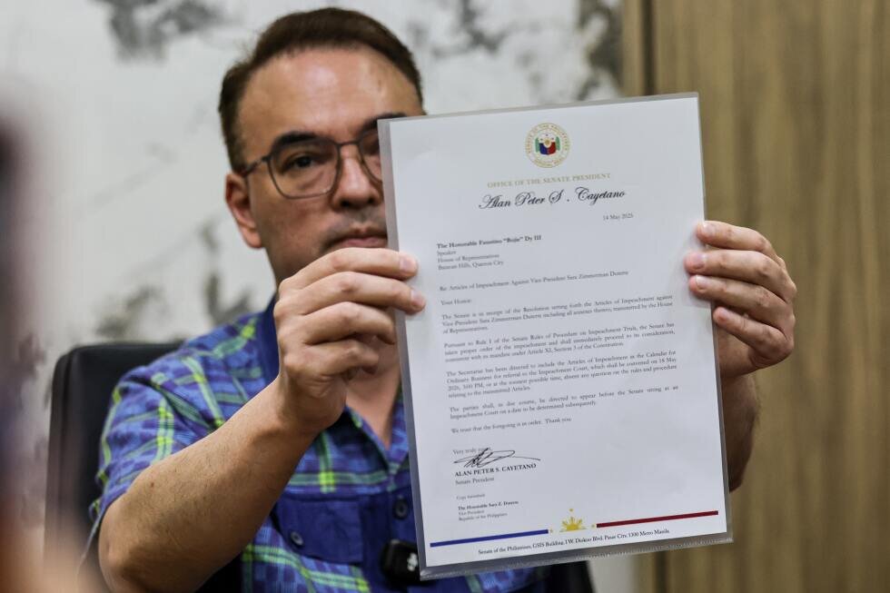 Philippine senator wanted by the International Criminal Court flees from Senate - AP News
