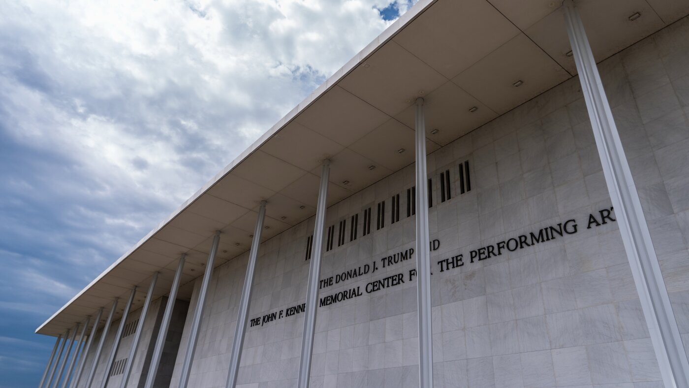 President Trump's name must come off of the Kennedy Center, judge rules - NPR