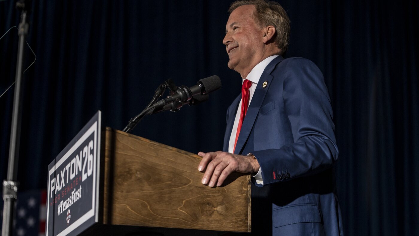 Texas Republicans nominate Ken Paxton for Senate seat, ousting incumbent John Cornyn - NPR