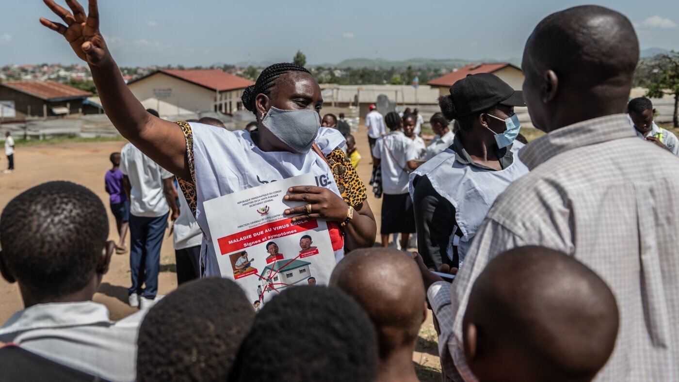 Attacks from residents complicate the fight against a rare type of Ebola - NPR