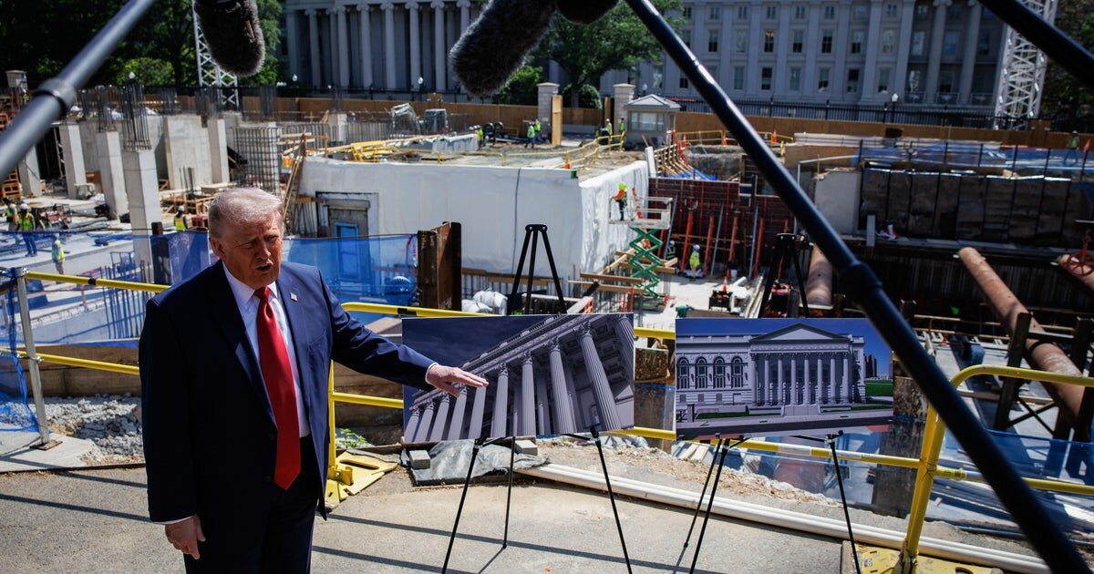 Attorney general files request to resume ballroom construction, citing latest White House shooting - CBS News