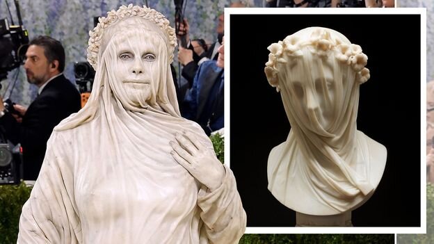 The artworks that inspired eight of the most stunning Met Gala looks - BBC