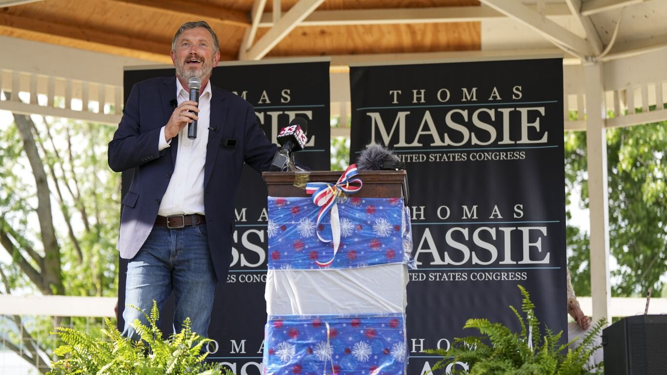 Massie loses primary challenge in victory for Trump - Axios