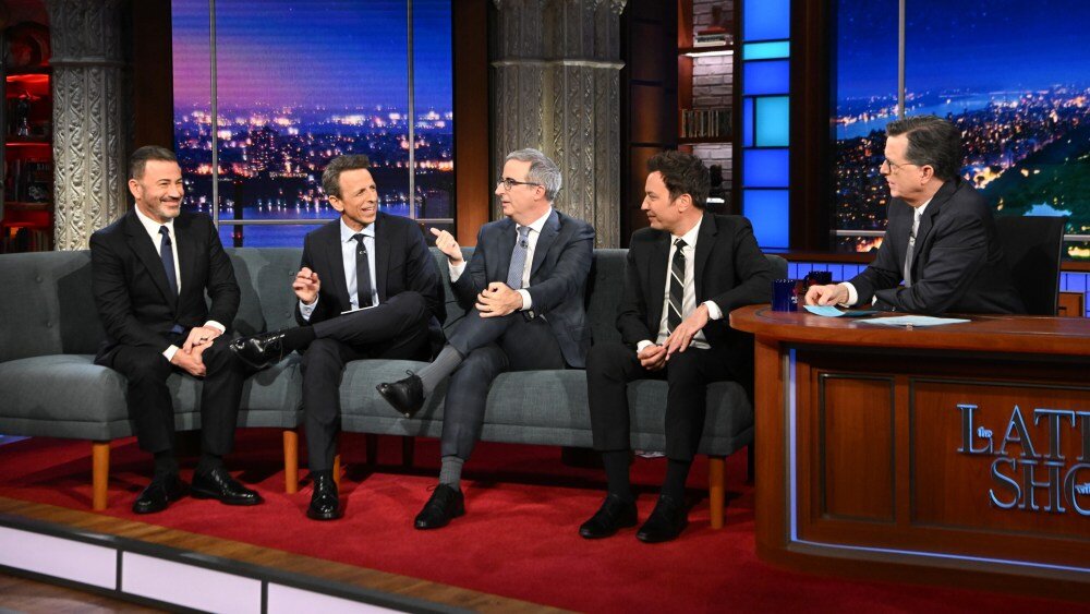 Colbert, Kimmel, Oliver, Meyers and Fallon Discuss Trump and Late-Night - Variety