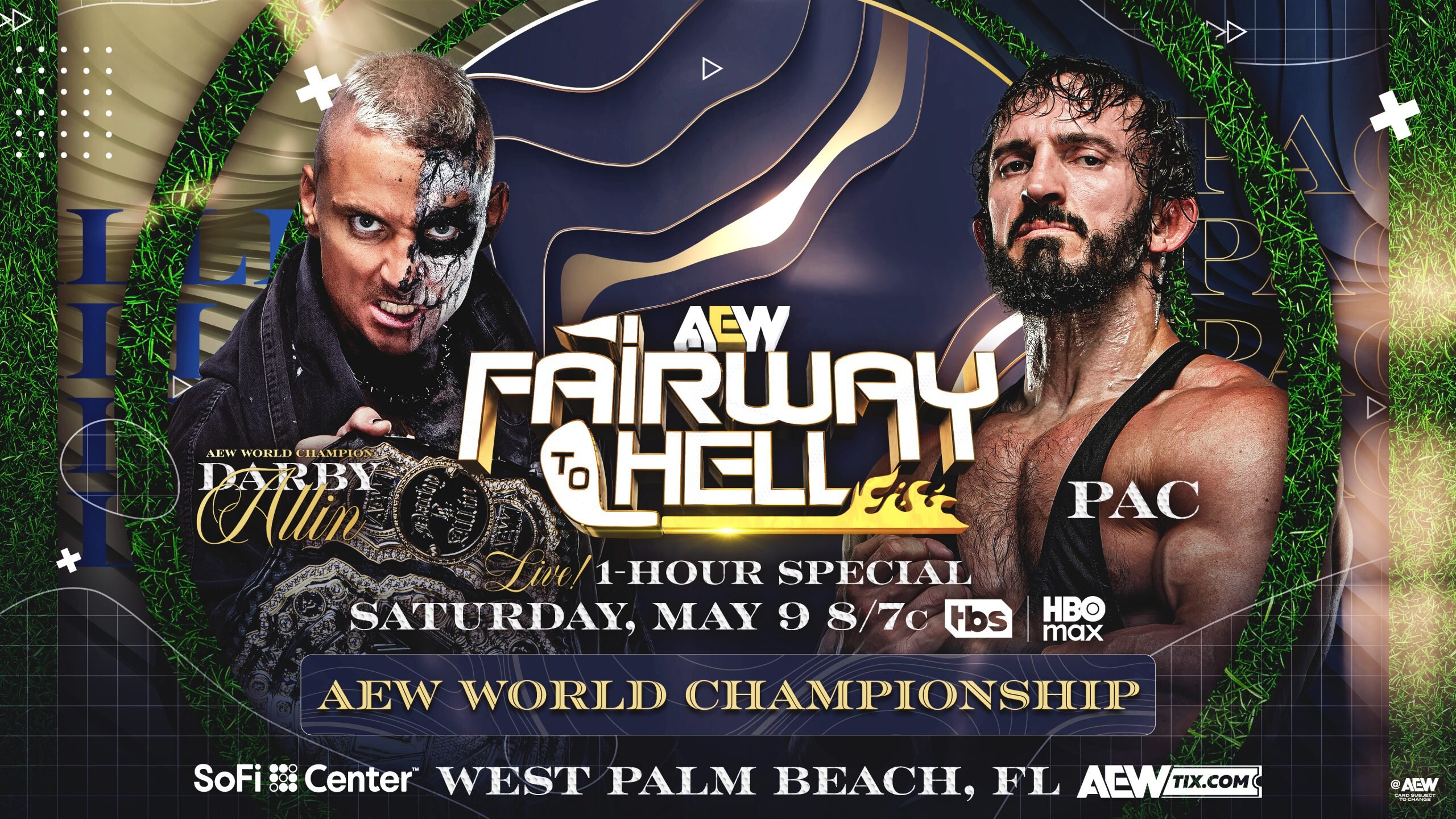 AEW Fairway to Hell live results: Darby Allin vs. PAC World title match - F4W/WON