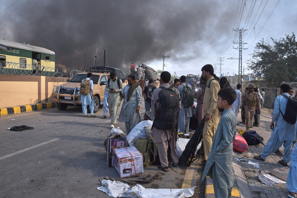 A suicide bombing near a railway track in southwest Pakistan kills at least 23 people - AP News