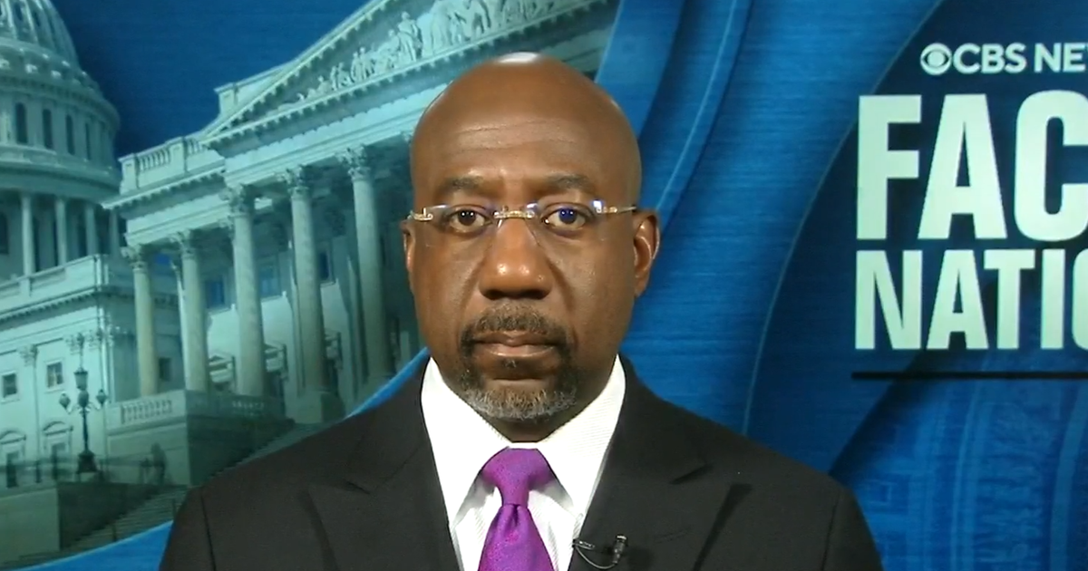 Sen. Raphael Warnock says Supreme Court's voting rights decision "poured fuel on this redistricting arms race" - CBS News