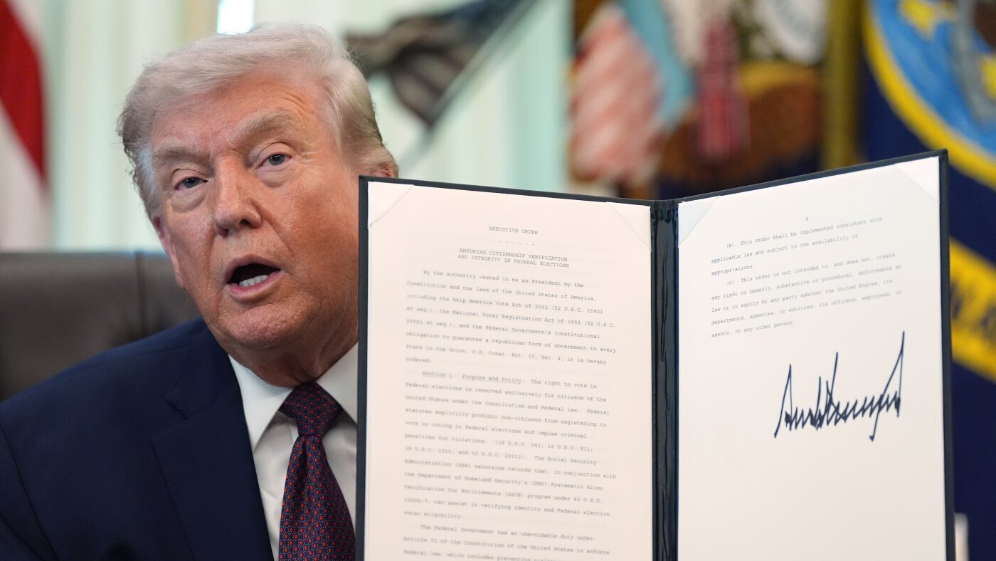 A federal judge in D.C. declines to block Trump's executive order on voting by mail - NPR