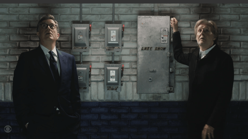 Paul McCartney Turns Lights Out in Ed Sullivan Theater for Colbert Finale - Variety