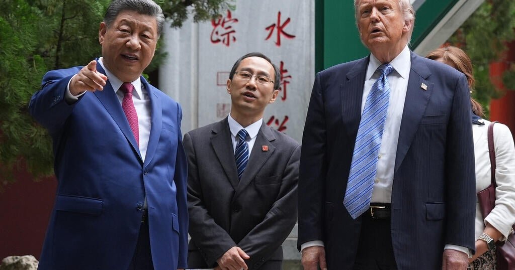 Trump touts "fantastic trade deals" after meeting with China's Xi - CBS News