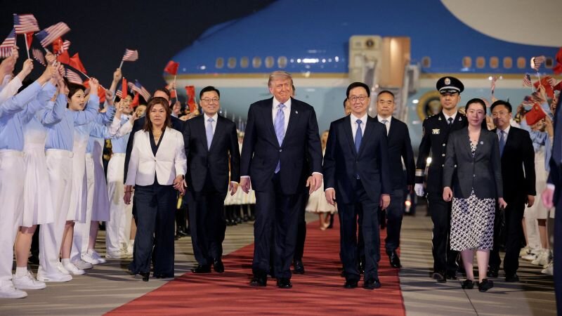 Trump arrives in China ahead of crucial Xi meeting - CNN