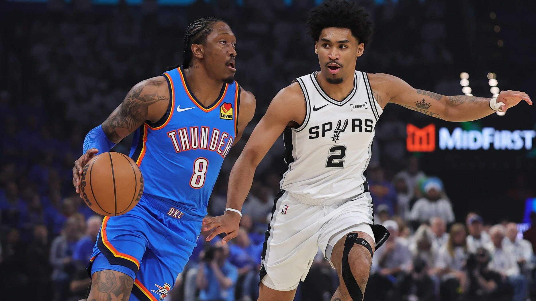 Spurs guards De'Aaron Fox, Dylan Harper cleared to play in Game 3 but Thunder’s Jalen Williams ruled out - NBA