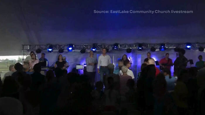Multiple injuries reported after tent collapse during outdoor service at EastLake Community Church in Bedford County - WSLS