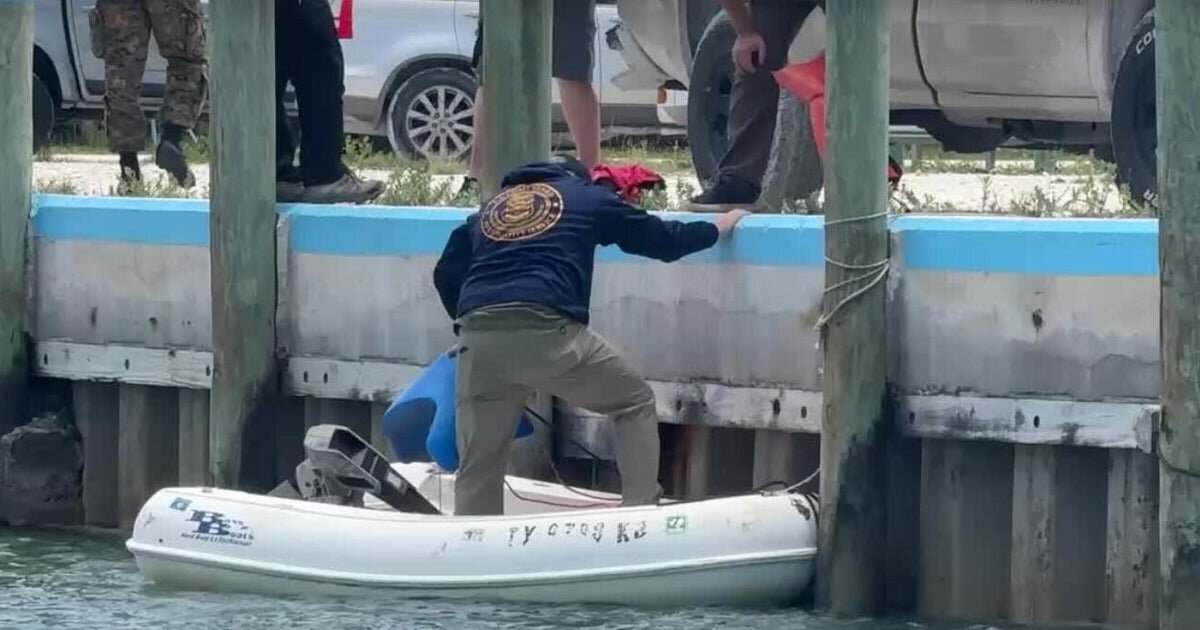 Coast Guard seizes dinghy in Bahamas that Lynette Hooker allegedly "bounced off" of - CBS News