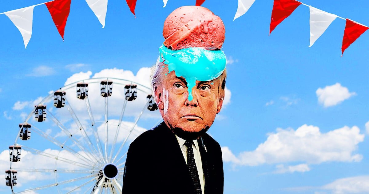 Trump’s Tacky State Fair Suffers Literal Meltdown - The Daily Beast