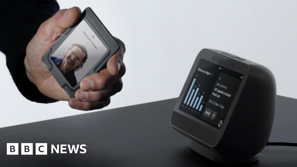 Microsoft testing wearable AI gadget aimed at office workers - BBC