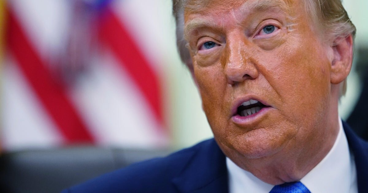 Trump says "I love the inflation" because U.S. is "taking" Iranian oil - CBS News