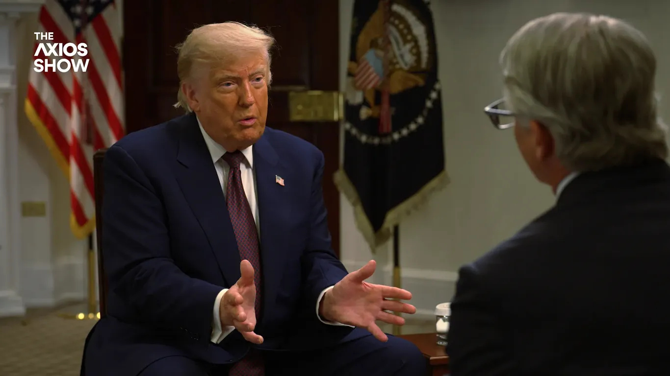 Exclusive: Trump tells "The Axios Show" that Anthropic was a national security threat - Axios