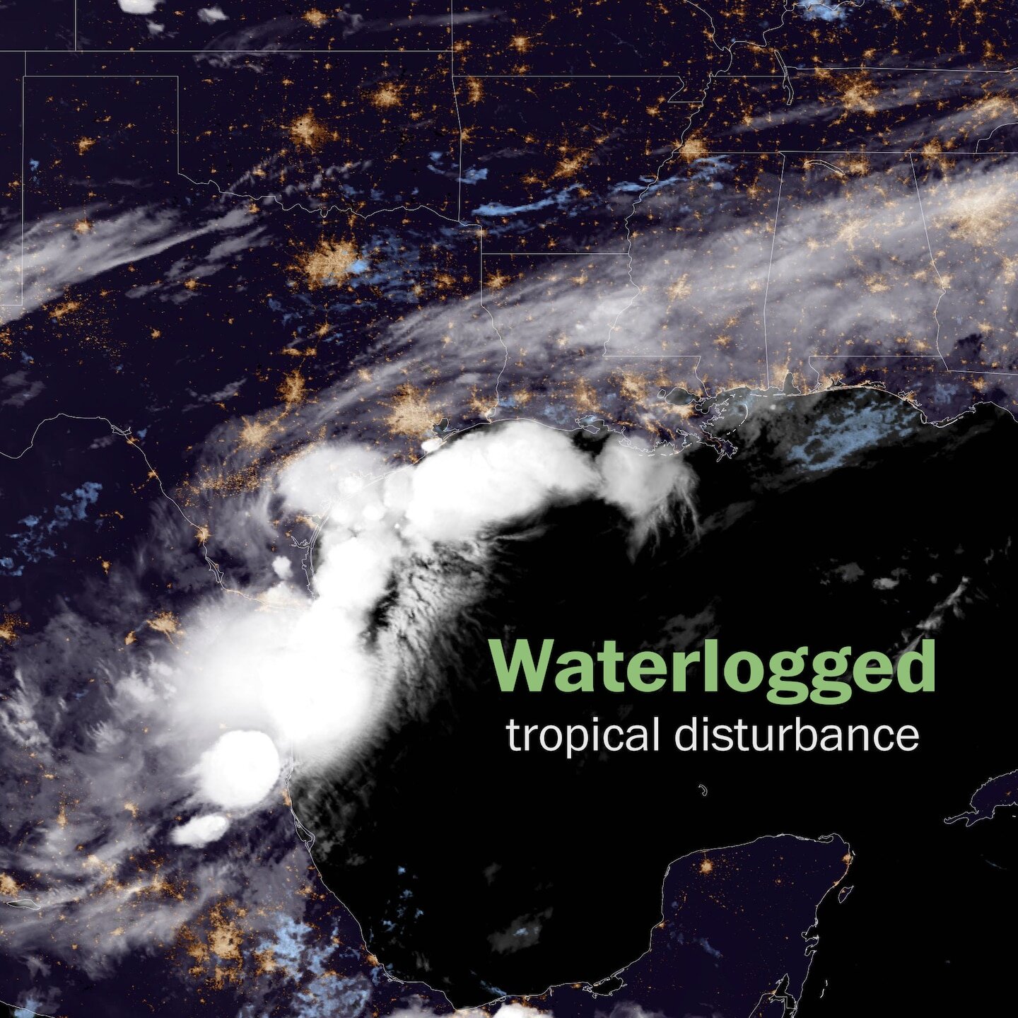 Waterlogged tropical disturbance could soon flood parts of the South - The Washington Post