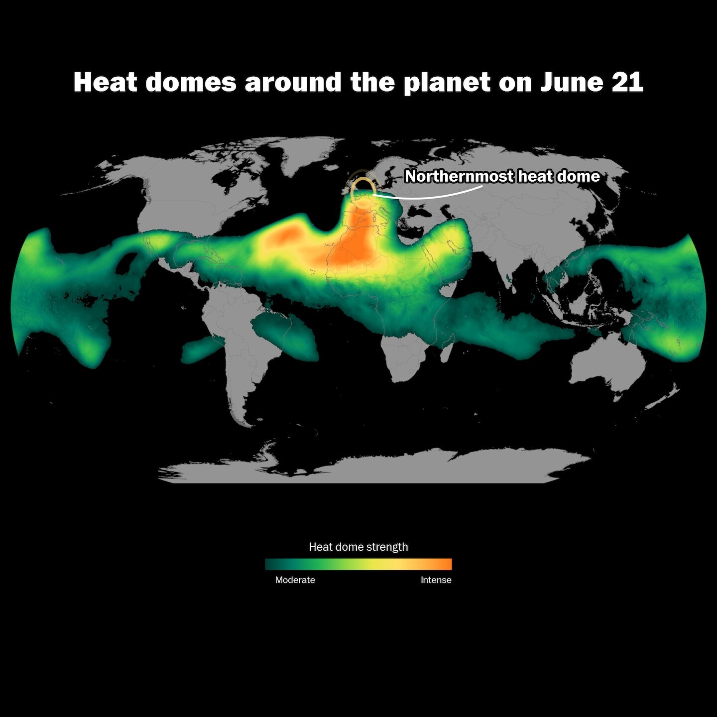 Another major heat dome will bake swaths of Europe - The Washington Post