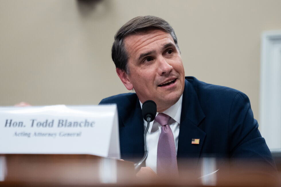President Trump says he will nominate Todd Blanche to serve as attorney general - AP News