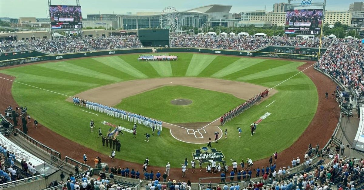 North Carolina Falls to Oklahoma, 9-3, in Game One of the CWS Finals - 247Sports