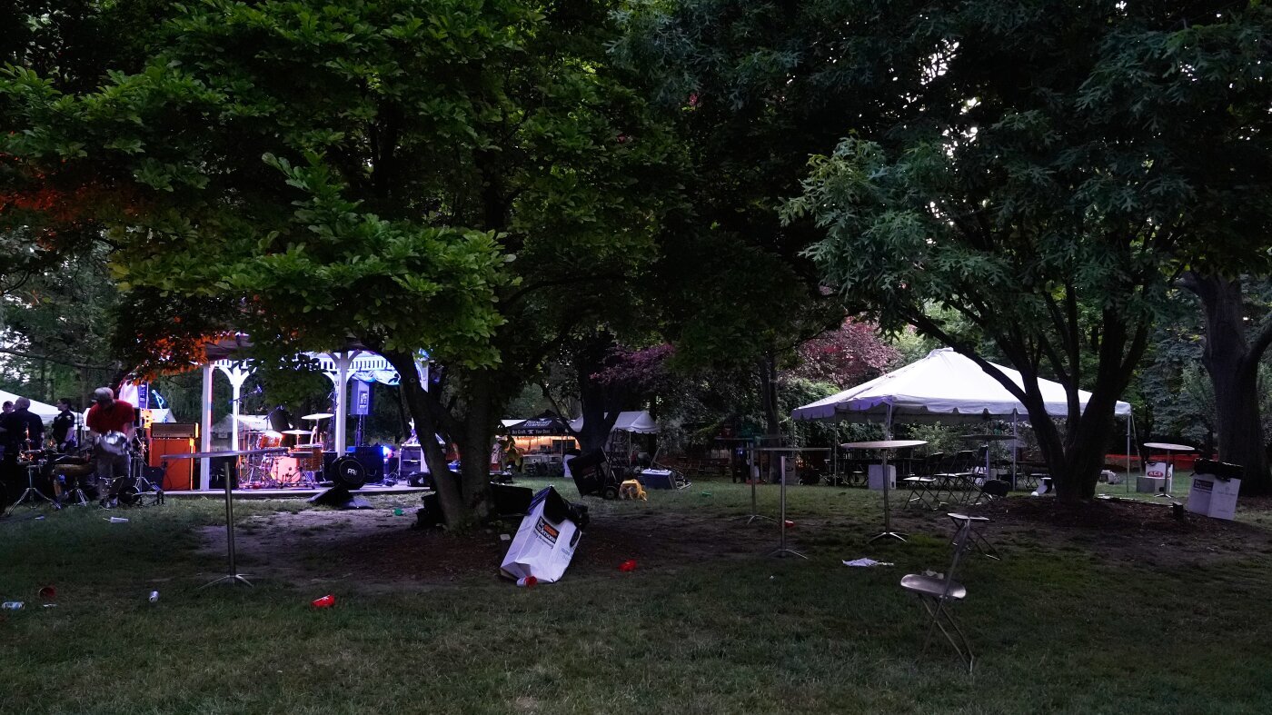 At least 12 people shot at an Ohio festival and a search for suspects is still ongoing, police say - NPR