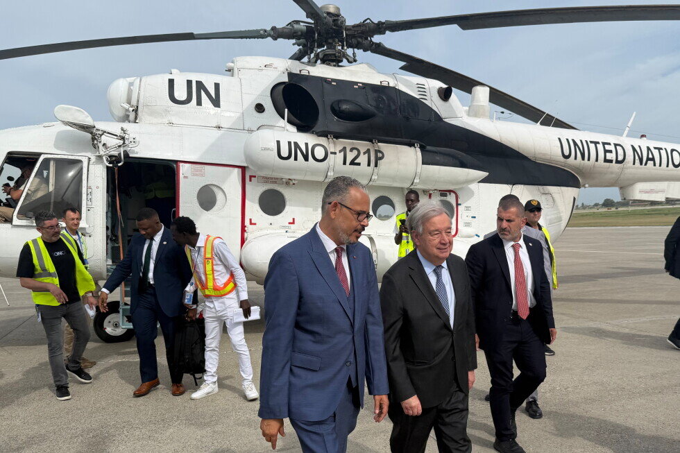 UN chief visits Haiti, where a new international force will be deployed to help fight gangs - AP News