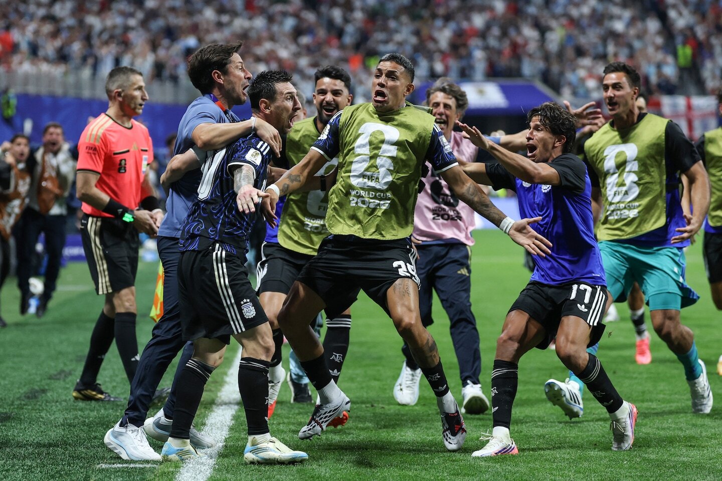 Led by Messi, Argentina scores twice late to reach World Cup final again - The Washington Post