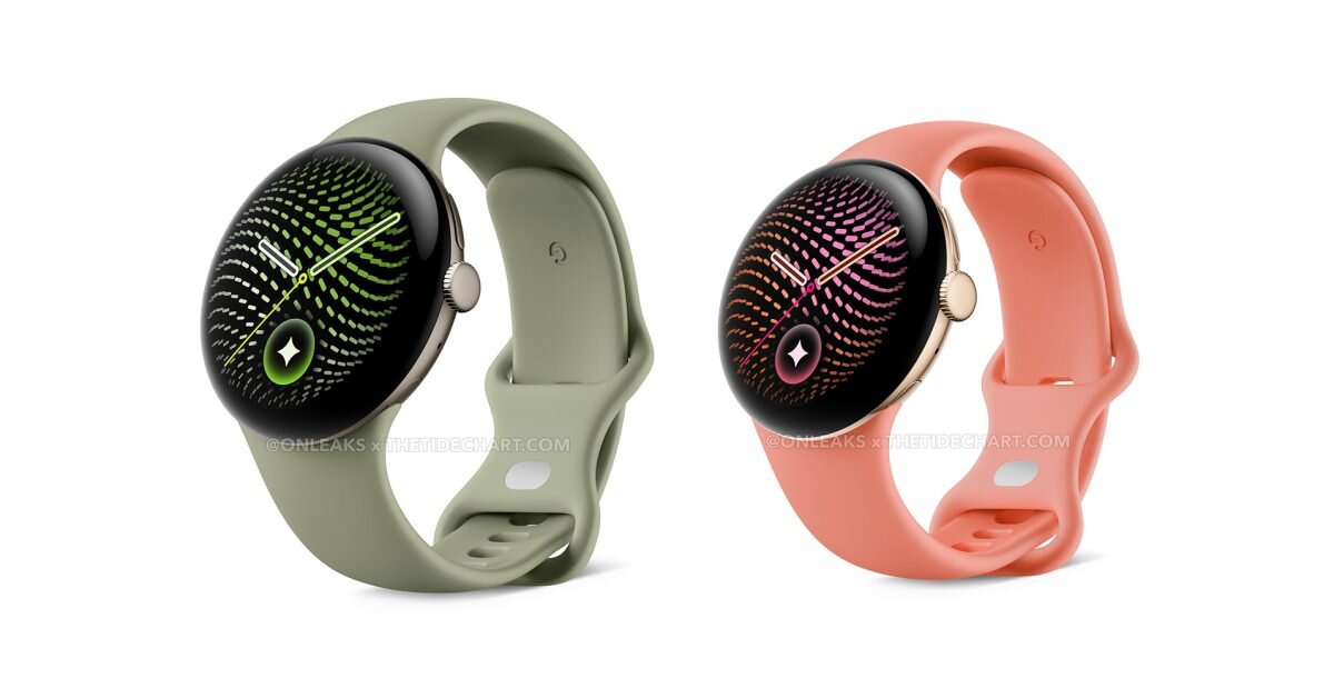 Pixel Watch 5 leaks in official-looking renders with new colors, bands, watch face [Gallery] - 9to5Google
