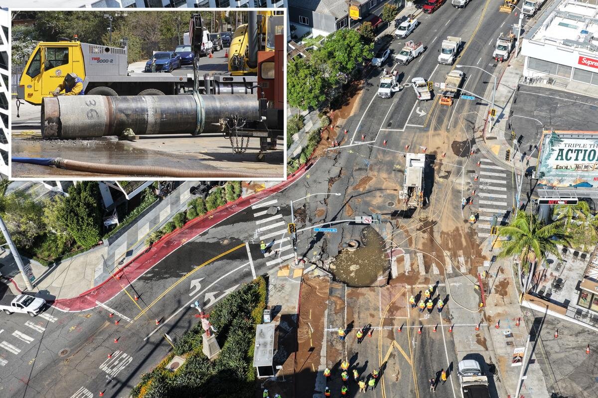 Sinister new threat in West Hollywood after water main break devastated city - New York Post