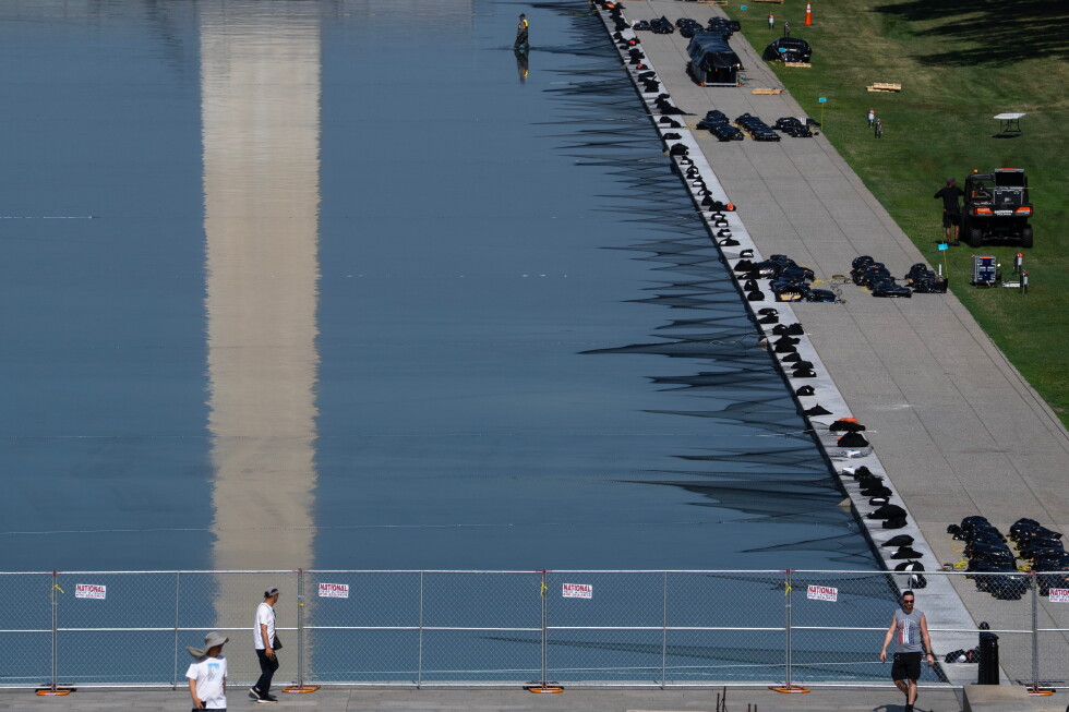 Trump’s administration won’t seek new bids to repair the Lincoln Memorial Reflecting Pool - AP News
