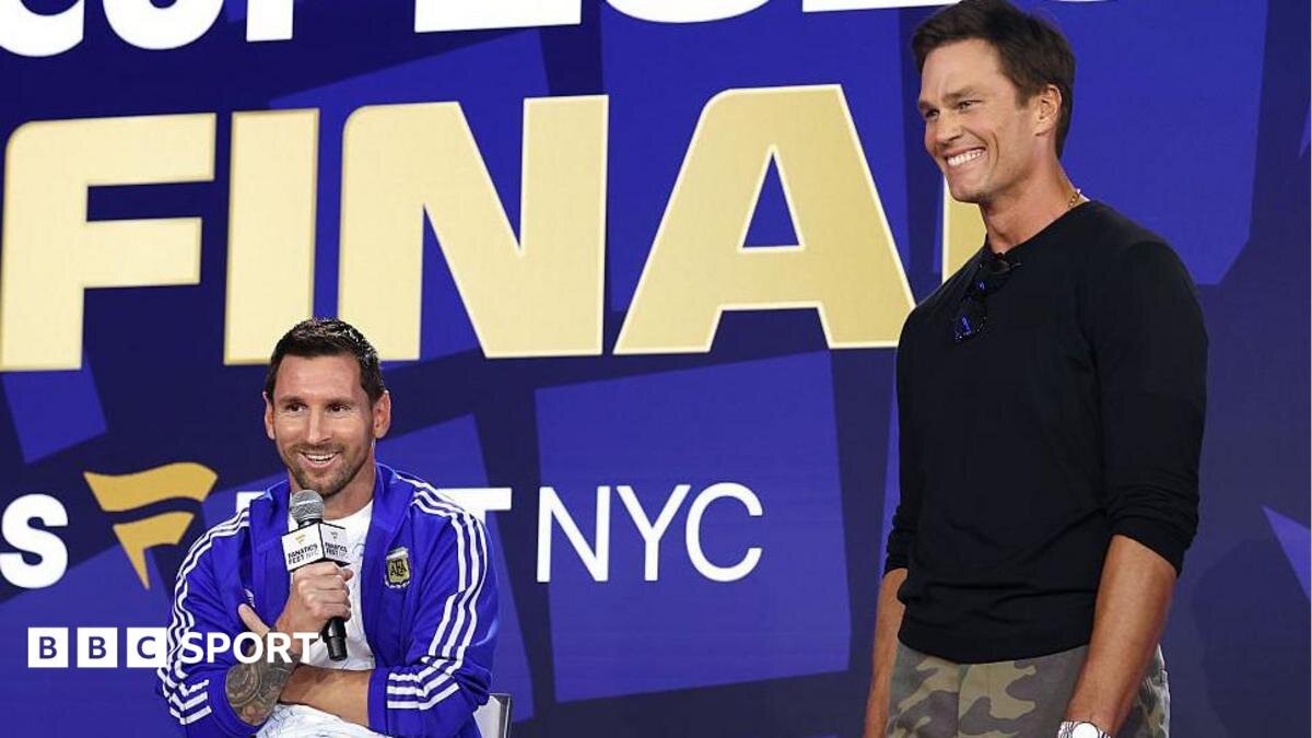 World Cup 2026: Lionel Messi and Tom Brady discuss 'prophetic' Lamine Yamal photos - BBC