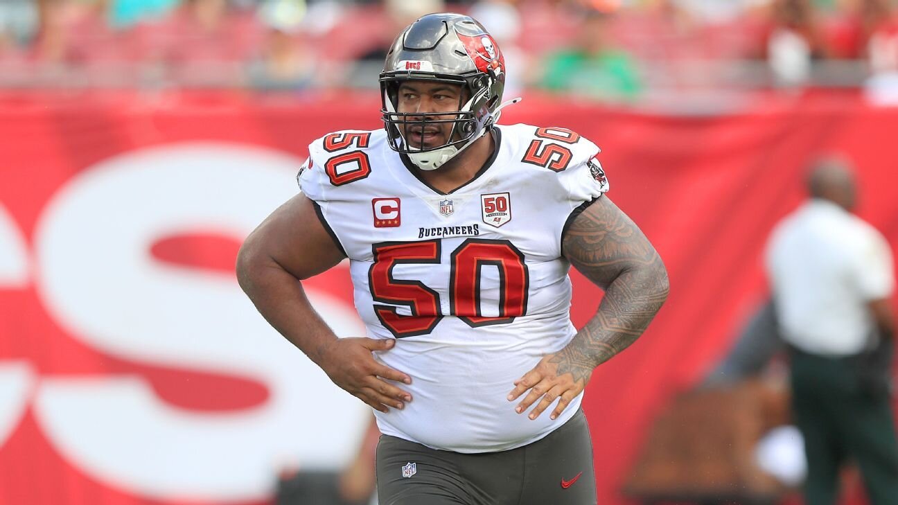 Two-time Pro Bowl DT Vita Vea requests trade from Buccaneers - ESPN