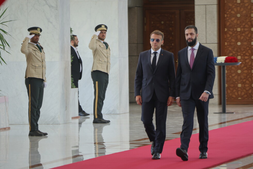 Explosions rock Damascus, wounding 18, as French President Macron visits Syria - AP News