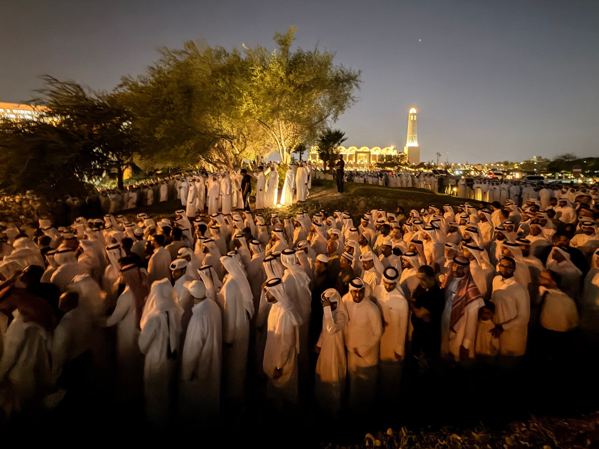 Qatar’s Father Emir Sheikh Hamad bin ⁠Khalifa Al Thani laid to rest in Doha - Al Jazeera