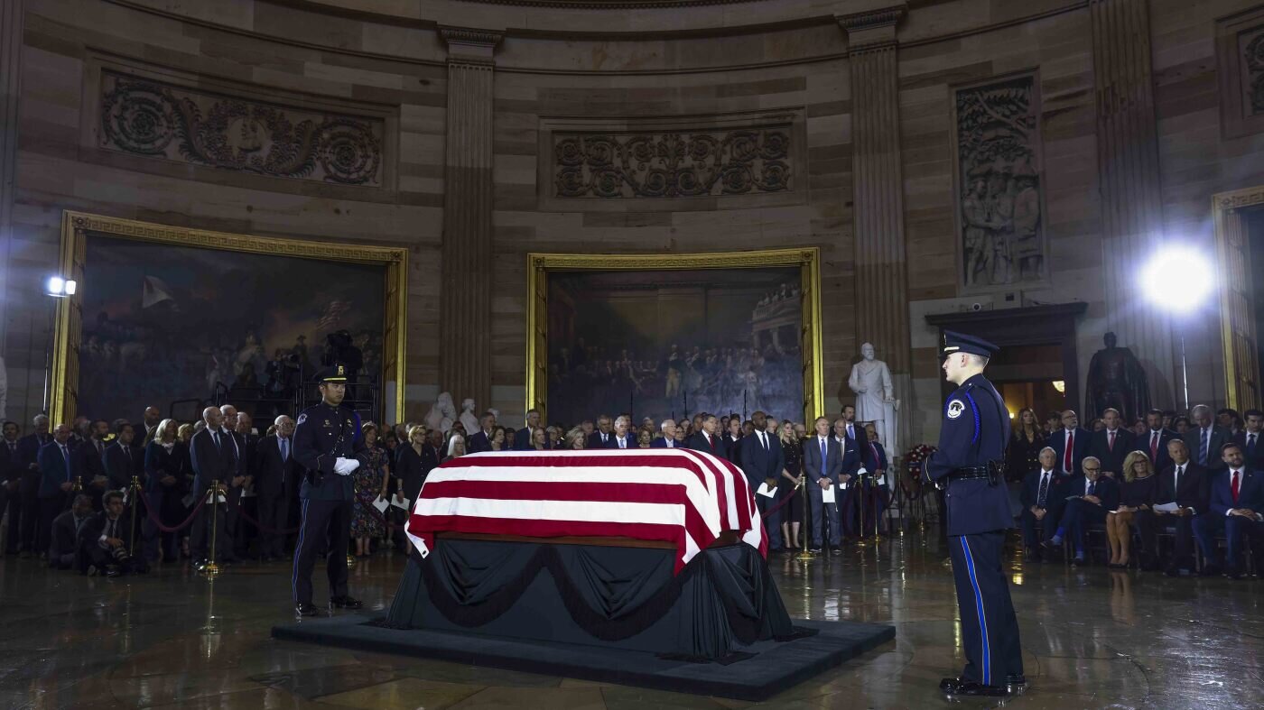 In a day of tributes, Lindsey Graham is remembered as a tireless Washington mainstay - NPR