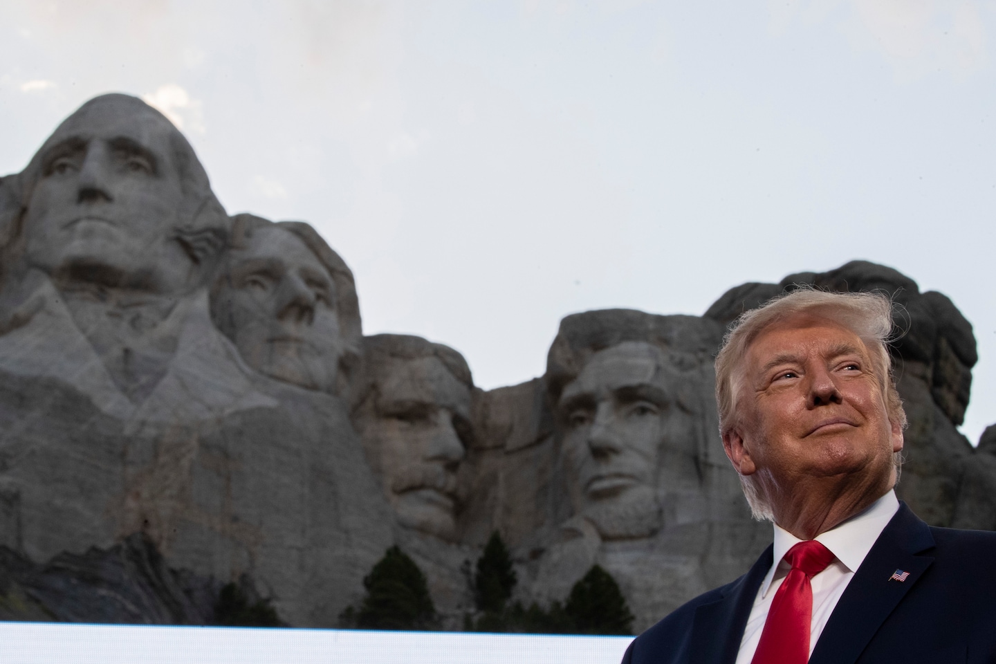 Trump returns to Mount Rushmore after years of hinting he belongs there - The Washington Post
