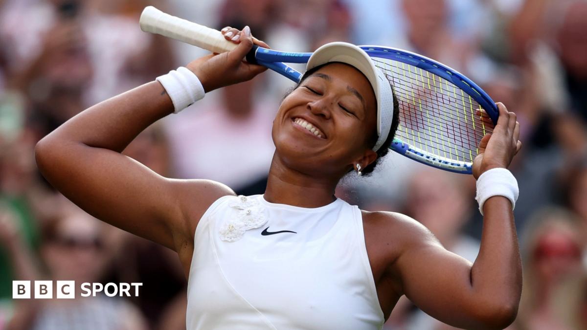 Wimbledon 2026 results: Naomi Osaka stuns Aryna Sabalenka in superb performance to reach quarter-finals - BBC