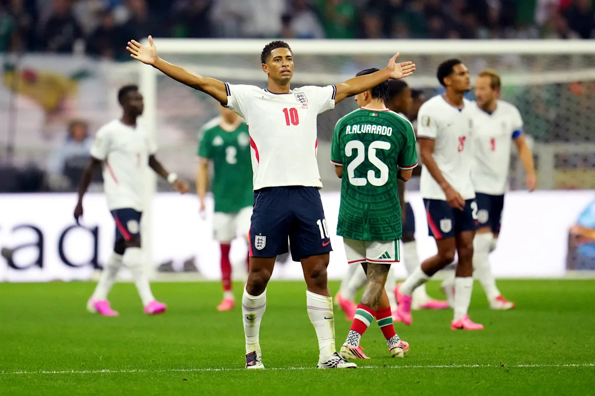 2026 World Cup: Short-handed England holds off Mexico at home behind 2-minute Jude Bellingham brace - Yahoo Sports