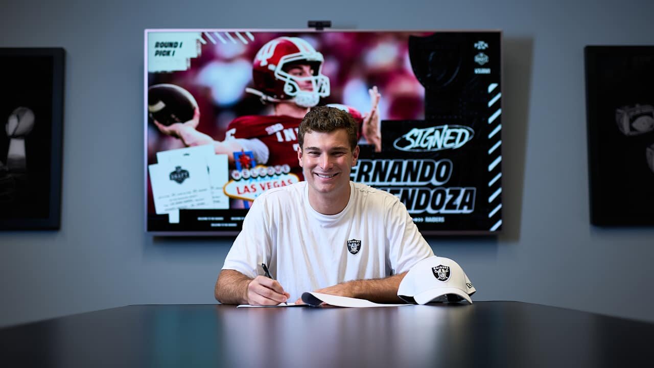 Raiders sign first-round pick QB Fernando Mendoza - Raiders.com
