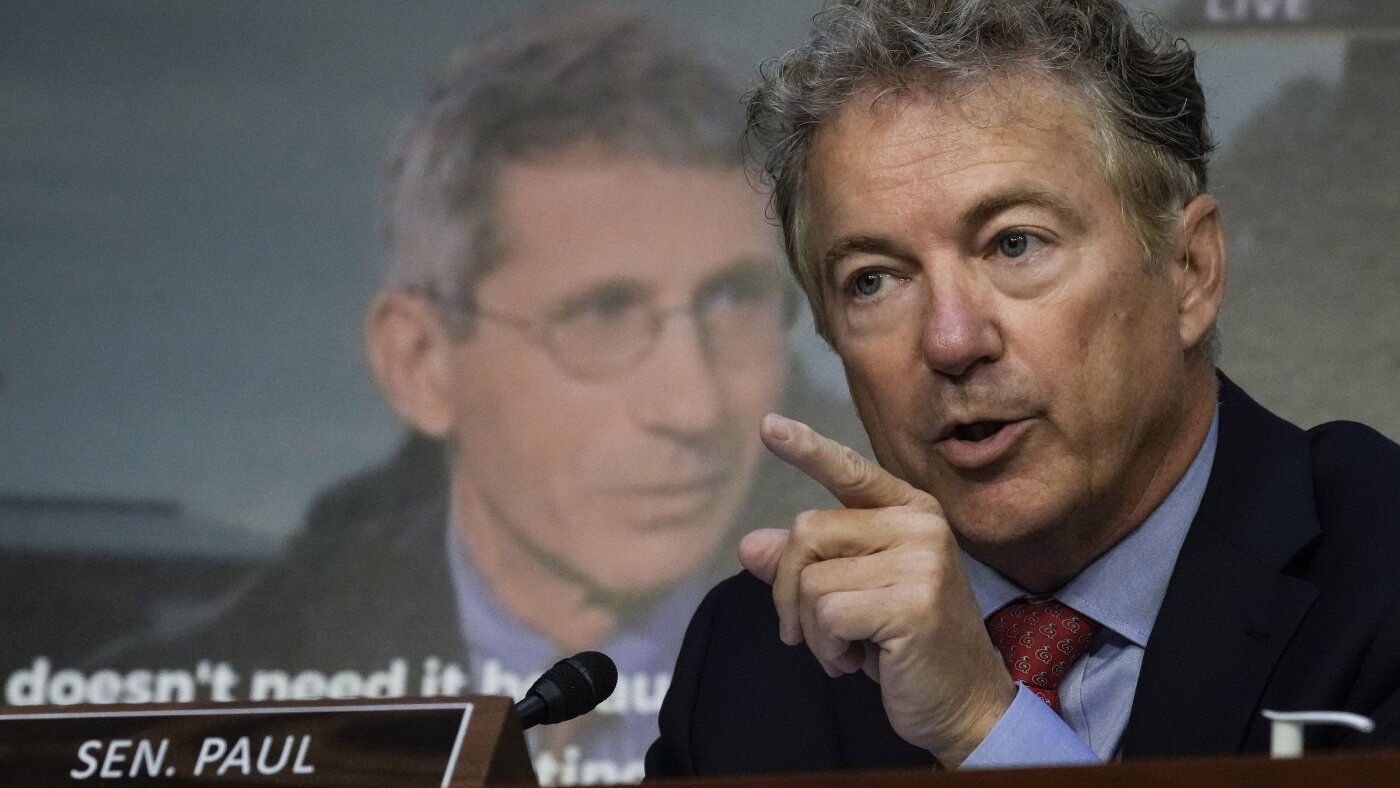 Rand Paul released Fauci's pandemic-era 'diary.' Now they'll face off on Capitol Hill - NPR