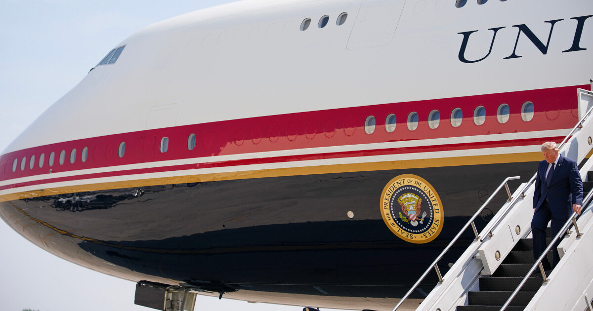 Trump says new Air Force One will be sent to get ‘maxed out’ for upgrades - NBC News