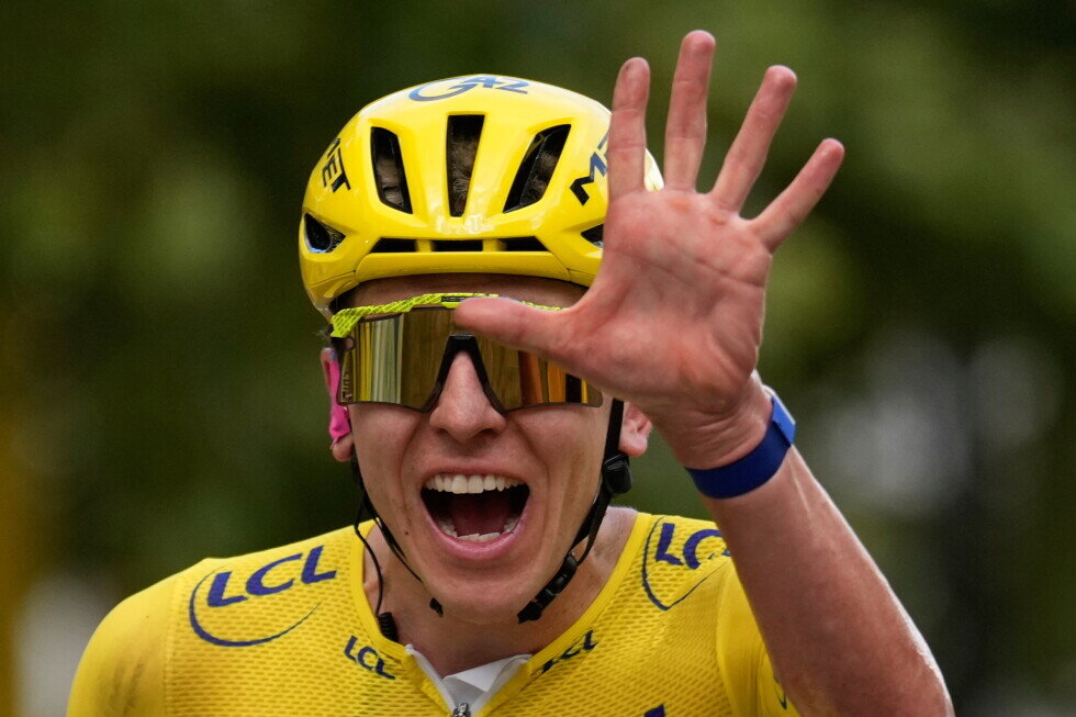 Tadej Pogacar confirms status as a cycling great with record-equaling fifth Tour de France title - AP News