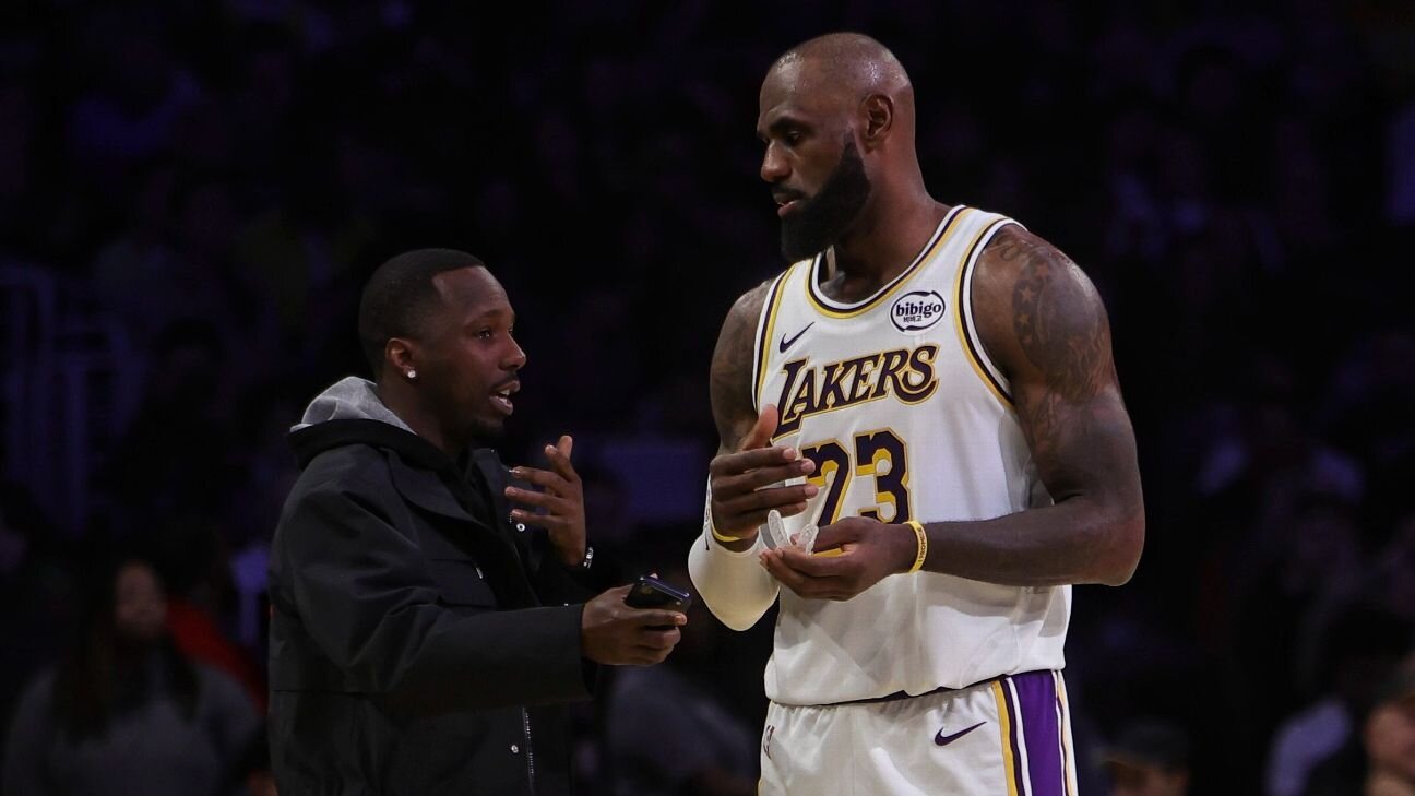 Teams sending recruiting voice notes to LeBron James via Rich Paul - ESPN