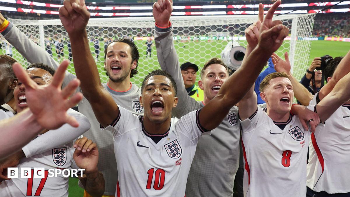 England 3-2 Mexico: Jude Bellingham and Harry Kane send 10-man Three Lions to quarter-finals - BBC