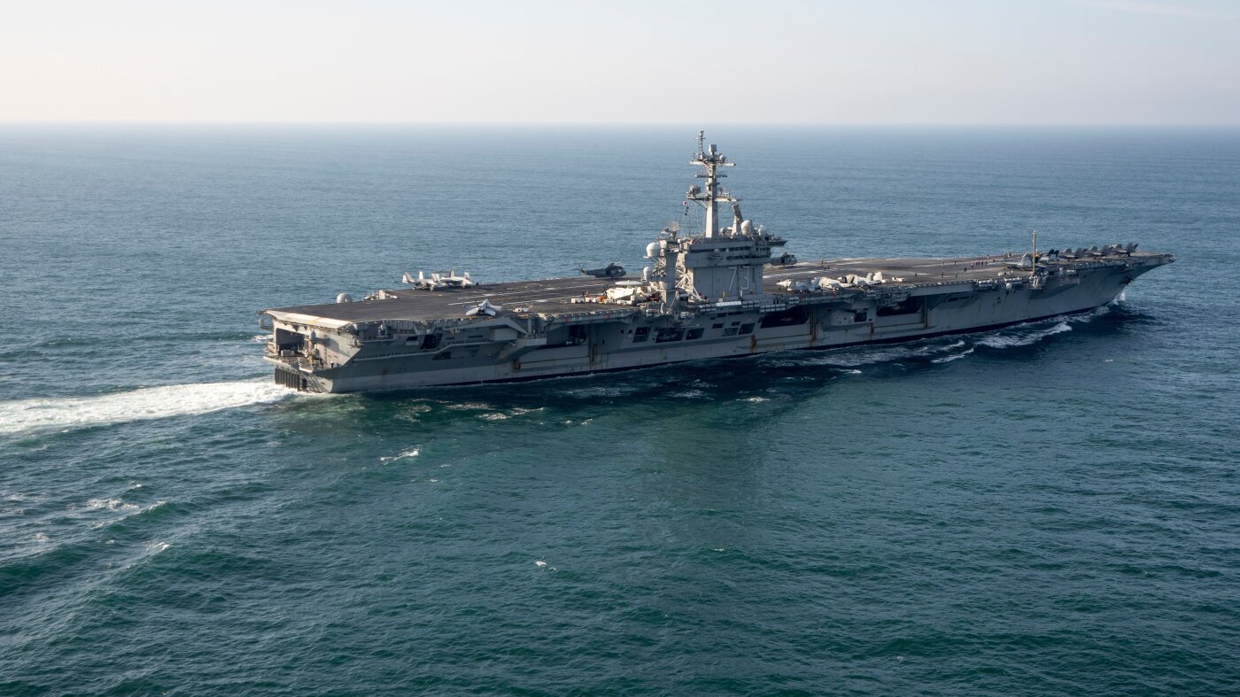 New aircraft carrier heads toward Mideast after reports of issues on long-deployed USS Lincoln - NPR
